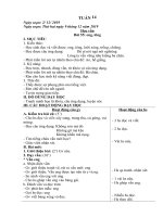 Giáo án lớp 1B- tuần 14