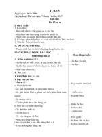 Giáo án lớp 1B- tuần 5