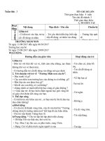 Giáo án tuần 3 chủ đề 