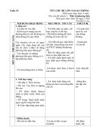 giáo án tuần 25 chủ đề ATGT : Một số PTGT đường bộ - đường sắt ( thủy 5 tuổi A2 ; 2018-2019)