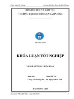 Hoàn thiện công tác kế toán doanh thu chi phí và xác định kết quả kinh doanh tại công ty TNHH may thiên nam 