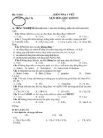 12 đề kiểm tra 1 tiết lần 3 môn hóa khối 11