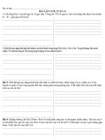 Bài tập toán lớp 5 - Tuần 31