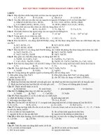 [Hóa học 10] BÀI TẬP TRẮC NGHIỆM NHÓM HALOGEN THEO 4 MỨC ĐỘ (word)