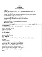 Giáo án Kể chuyện 4 - Bài: Khát vọng sống