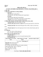 Giáo án Tin học 7-Tuần 14