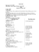 Giáo án lớp 1A tuần 25