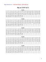 Dap an 16 De thi thu CD DH Vat Ly