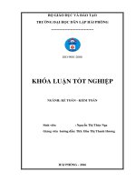 Hoàn thiện công tác kế toán doanh thu chi phí và xác định kết quả kinh doanh tại công ty cổ phần xây dựng 203 