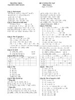 ĐỀ ÔN TẬP TOÁN 6,7,8,9 NGÀY 18 THÁNG 2