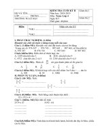 Đề KT Toán 4 -Ảnh