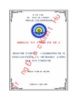 Luận văn kinh tế HOÀN THIỆN CHIẾN LƯỢC MARKETING NHẰM NÂNG CAO NĂNG LỰC CẠNH TRANH CỦA CÔNG TY BẢO VIỆT NHÂN THỌ
