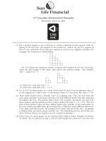 Đề thi và đáp án CMO năm 2010