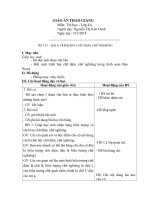 Giáo án thao giảng