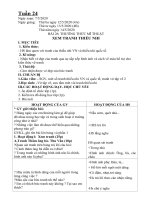 Giáo án môn Mĩ thuật khối 4 5 - Tuần 24