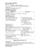 Giáo án tuần 27 lớp 4 (điều chỉnh)