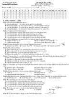 Đề kiểm tra 1 tiết học kì 2 môn Công nghệ lớp 12 - THPT An Phước