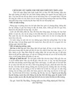 CHĂM SÓC SỨC KHỎE CHO TRẺ KHI THỜI TIẾT TRỞ LẠNH