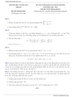 Đề tuyển sinh lớp 10 chuyên môn Toán (không chuyên) năm 2020 – 2021 sở GD&ĐT Gia Lai