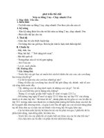 giáo án pttc ném xa bằng hai tay- chạy nhanh 15m