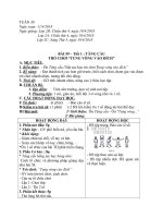 Giáo án Thể dục tuần 30