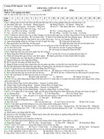 Đề kiểm tra 1 tiết học kì 2 môn Lịch sử lớp 10 có đáp án - THPT Nguyễn Văn Trỗi