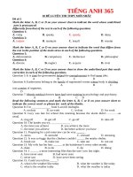 10 đề  ôn THI TUYỂN SINH 10 có đáp án 