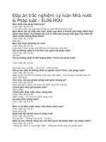 Lý luận nhà nước  pháp luật – EL06 HOU 