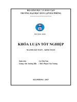 Hoàn thiện tổ chức công tác kế toán vốn bằng tiền tại công ty cổ phần xây lắp sao việt 