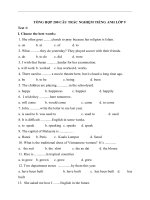 200 câu  TRẮC  NGHIỆM ôn THI TUYỂN SINH LOP 10  có đáp án 