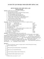 10 đề ôn THI HSG TIENG ANH LOP 9 