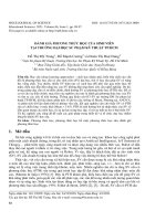 Đánh giá phương thức học của sinh viên tại trường Đại học Sư phạm Kỹ thuật Tp.HCM