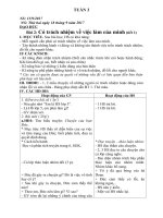 Giao án tuần 3 chiều- lớp 5D