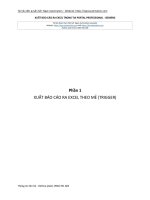 Hướng dẫn tự động update dữ liệu vào excel trên tia portal professional