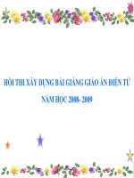slide 1 héi thi x©y dùng bµi gi¶ng gi¸o ¸n ®iön tö n¨m häc 2008 2009 kióm tra bµi cò quçn thó sinh vët lµ g× nh÷ng ®æc tr­ng cña quçn thó sinh vët quçn thó sinh vët bao gåm c¸c c¸ thó cïng loµi c