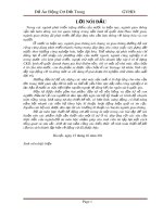 Đồ án Động cơ đốt trong: Chu trình công tác của động cơ đốt trong