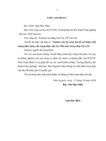 (Luận văn thạc sĩ) Nghiên cứu lọc sóng hài để cải thiện chất lượng điện năng của mạng điện cấp cho Nhà máy Gang thép Lào Cai