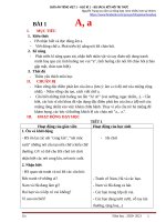 giao an tieng viet hk1 lop 1 sach ket noi tri thuc 