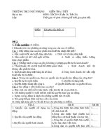 Đề kiểm tra 1 tiết học kì 2 môn GDCD 9 năm 2019-2020 có đáp án - Trường THCS Ngũ Phụng