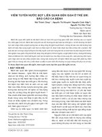 Viêm tuyến nước bọt liên quan đến IgG4 ở trẻ em: Báo cáo ca bệnh