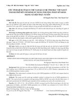 Ước tính kích cỡ quần thể nam quan hệ tình dục với nam ở thành phố Hồ Chí Minh sử dụng phương pháp số nhân mạng xã hội trực tuyến