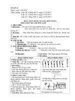 Giáo án thế dục tuần 2