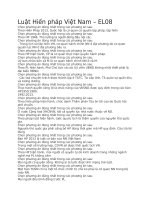 Luật hiến pháp việt nam – EL08 