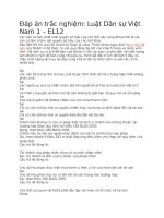 Luật dân sự việt nam 1 – EL12 