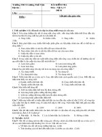 Đề kiểm tra 1 tiết học kì 2 môn Vật lí 9 năm 2019-2020 có đáp án - Trường THCS Lương Thế Vinh