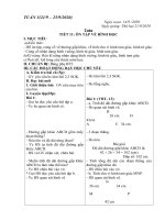 GIÁO ÁN LỚP 3 TUẦN 3