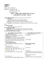 Tin học 5 - Tuần 8 - Bài 3: Chọn kiểu trình bày có sẵn cho đoạn văn bản