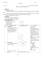 ngaøy soaïn 15012006 §1 mai ñình coâng hình 9 tuaàn 20 tieát 37 ngaøy soaïn 12012009 goùc ôû taâm soá ño cung i muïc tieâu qua baøi naøy hs caàn naém ñöôïc ñònh nghóa goùc ôû taâm coù theå chæ