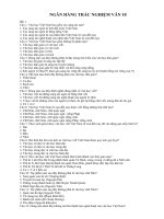 Ngan hang trac nghiem Van 10doc