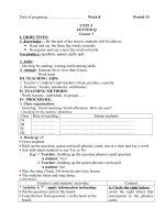 Giáo án tiếng Anh lớp 2